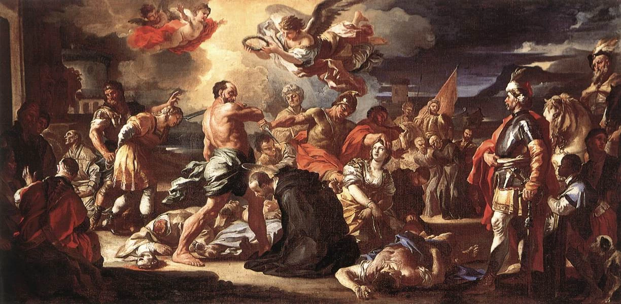 Il martirio di san Placido e Flavia - Szépmûvészeti Múzeum, Budapest